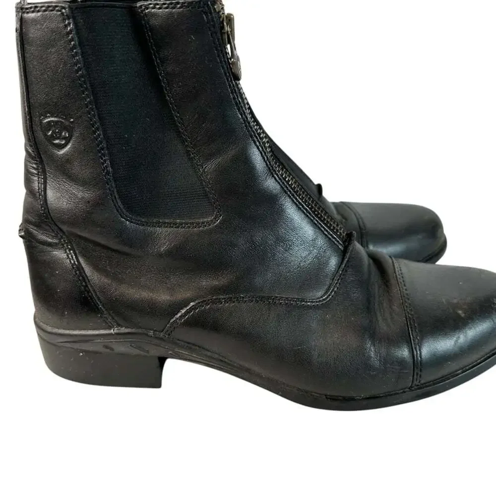 Ariat Men’s Heritage IV English Paddock Boot Black Size 9.5 Rugged Neutral Solid
